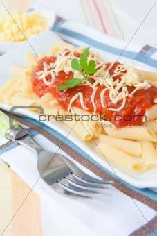 pasta and tomato