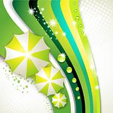 Colorful green background