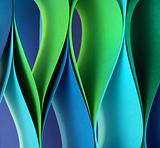 Cool colors tulip drop forms