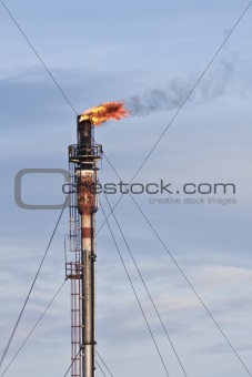 Tower in a refinery