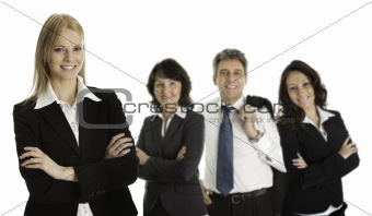 Successful experienced business team