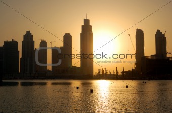 Sunset in Dubai