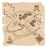 Ye Olde Pirate Treasure Map