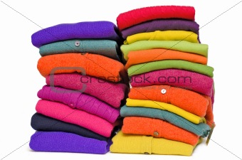 Colourful fall or winter cashmere or alpaca wool