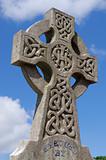 Irish celtic cross with celtic designs