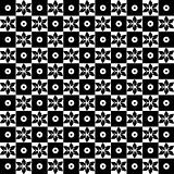 Seamless floral and dots pattern