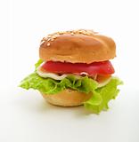 Bite size hamburger without meat