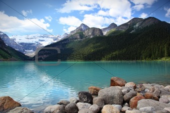 Lake Louise located in the Banff National Park