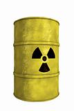 single nuclear waste barrel