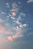Coloured cloudscape