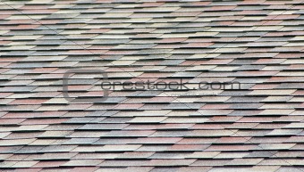 Fragment of soft roofing