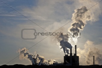 Polluting factory 