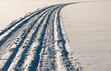 Snow machine tracks