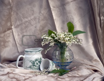 Still life with lily-of-the-valley