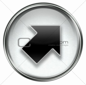 Arrow icon grey