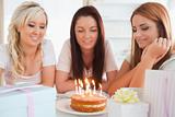 Charming Women celebrating a birthday