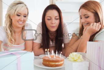 Gorgeous Women celebrating a birthday