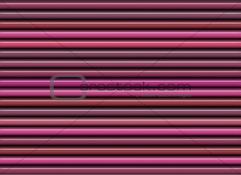 3d render of vertical stacked shiny glossy tubes in pink red col