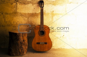 Acoustic guitar background