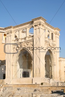 The "Sedile" (Seat) palace in Lecce, Apulia, Italy
