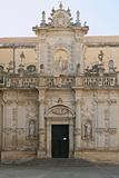 Baroque facade of the duomo, Lecce, Italy