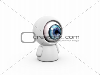 camera eye doll