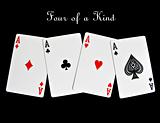  four of a kind aces