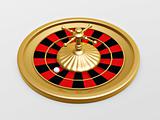 Roulette wheel of casino