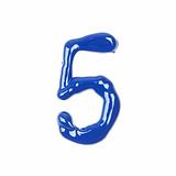 blue oil numbers - five