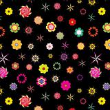 color floral seamless pattern