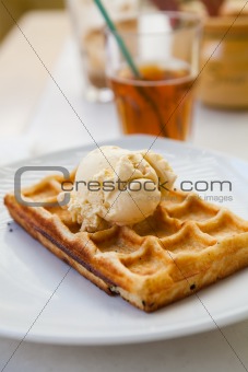 Delicious waffle