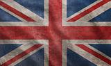 Grunge rugged UK flag