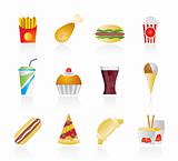 fast food and drink icons