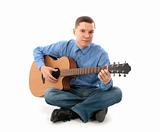 Man with acoustic guitar