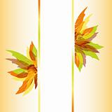 Abstract autumn leaves background