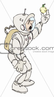 Astronaut in a spacesuit