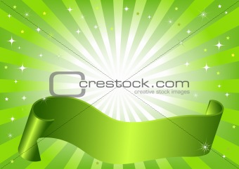 Abstract green frame