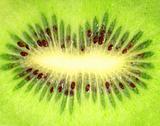 Background of the ripe kiwi slice
