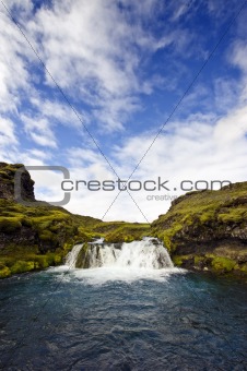 Landmannalaugar Waterfall