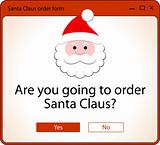 Santa Claus's order form