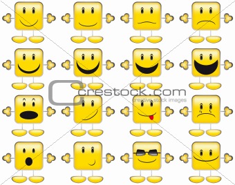 Collection of Yellow Smileys