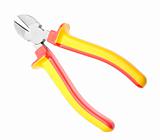 Red-yellow pliers, new condition