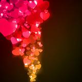 Flying hearts Valentine's 