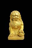 Lion guardian statue