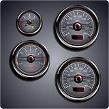 Illustrated car gauges