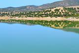 reflection in Coghinas lake