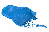 color splash in light blue