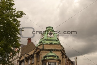 Green Dome on building