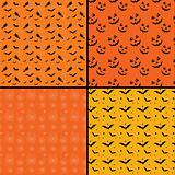 Seamless tile Halloween backgrounds