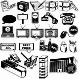 Shop pictogram icons 2